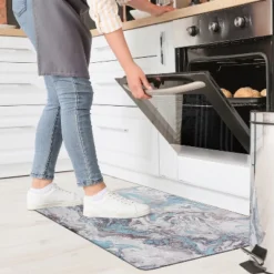 World Rug Gallery Contemporary Marble Anti-Fatigue Standing Mat -Decor Vista GUEST 221df0c0 18a7 48e3 9956 25571b0c161a