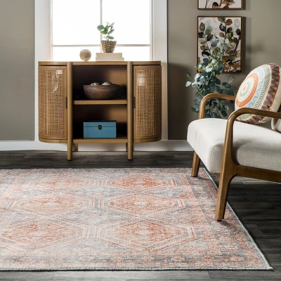 NuLOOM Dia Persian Transitional Machine Washable Area Rug 9 NuLOOM Dia Persian Transitional Machine Washable Area Rug - Image 7