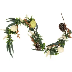 Northlight 5' X 6" Green Gourds And Foliage Artificial Fall Harvest Garland - Unlit -Decor Vista GUEST 23b5239b 64a3 45a5 a200 61431bd8d536