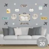 Big Dot Of Happiness World Awaits - Peel And Stick Map Vinyl Wall Art Stickers - Wall Decals - Set Of 20 -Decor Vista GUEST 24ac4984 2cae 49b4 8991 e060ca7a6003