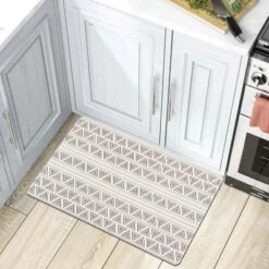 World Rug Gallery Boho Geometric Anti-Fatigue Standing Mat