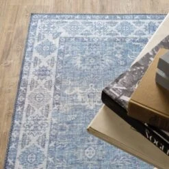 Marcel Persian Style Inspired Traditional Area Rug Blue/Gray - Captiv8e Designs -Decor Vista GUEST 2592a8da 8205 432c b240 a833d50fd1b8