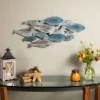 35.75" X 14.75" School Of Fish Metal Wall Art Sculpture Blue/Green/Silver - Danya B. -Decor Vista GUEST 261ce548 3825 4652 a166 a25cc57962d5