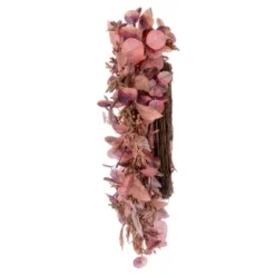 Vickerman 22" Dusty Rose Artificial Fall Eucalyptus And Berry Wreath -Decor Vista GUEST 26502526 fc9b 40a0 a416 5c8774a2d9ef