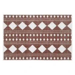 Sussexhome Diamond Collection Cotton Heavy Duty Low Pile Area Rug , 2' X 3' -Decor Vista GUEST 2663ee4a 45ea 483f b509 e5621e37531c