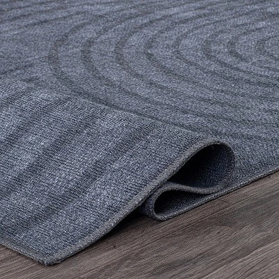 World Rug Gallery Contemporary Lines Machine Washable Area Rug 6 World Rug Gallery Contemporary Lines Machine Washable Area Rug - Image 4