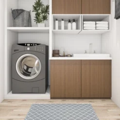 World Rug Gallery Modern Trellis Pattern Anti Fatigue Standing Mat -Decor Vista GUEST 26b4a75a 6e9d 46d0 9c5f f5fd59a31e9b