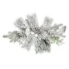 Transpac Artificial 26 In. Green Christmas Frosted Artificial Centerpiece -Decor Vista GUEST 26f40496 e65f 401e a0ca 8aa55e2d9092