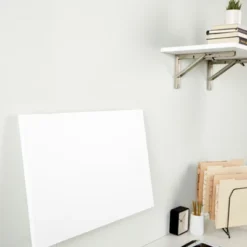 Built Industrial 2 Pack Folding L Wall Shelf Bracket, 12 Inch Collapsible Hardware With Locking Hinge For Garage Shelves, Holds 120lbs -Decor Vista GUEST 274f5e16 14f0 422d 87ab 34e9c3f84c70