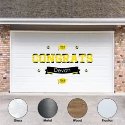 Big Dot Of Happiness Yellow Graduation Party Photo Backdrop - Wall Decals