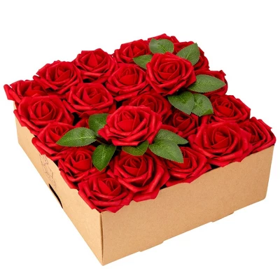 RCZ Décor Artificial Foam Roses For Decoration, Attractive Fake Flowers For DIY Wedding Centerpieces, Includes: 50 Roses With Stems And 20 Leaves 14 RCZ Décor Artificial Foam Roses For Decoration, Attractive Fake Flowers For DIY Wedding Centerpieces, Includes: 50 Roses With Stems And 20 Leaves - Image 12