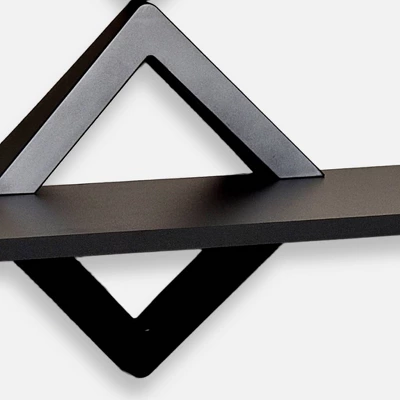 40" X 27.5" Three Tier Diamonds Shelving System - Danya B. 4 40" X 27.5" Three Tier Diamonds Shelving System - Danya B. - Image 2