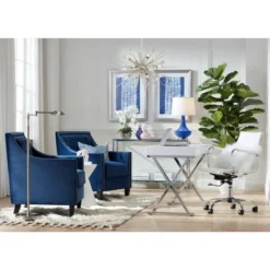 Dahlia Studios Potted Faux Artificial Flowers Realistic White Phalaenopsis Orchid In Silver Pot Home Decoration Office 23" High 12 Dahlia Studios Potted Faux Artificial Flowers Realistic White Phalaenopsis Orchid In Silver Pot Home Decoration Office 23" High -Decor Vista GUEST 2942312c 0b8a 4e35 8d9e 4249b9a78039