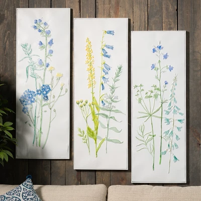 Sullivans Herb Inspired Wall Panel Set Of 3, 35.75"H Multicolored 4 Sullivans Herb Inspired Wall Panel Set Of 3, 35.75"H Multicolored - Image 2