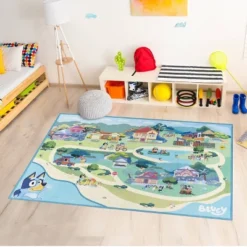 4'x5'9" Bluey Woven Area Rug -Decor Vista GUEST 2979a871 d018 46c5 a7d4 a6a6aab11cef