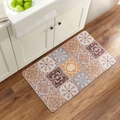 World Rug Gallery Tile Anti-Fatigue Standing Mat -Decor Vista GUEST 29b58bc2 9cb4 49c5 813d d5fde806f7e7