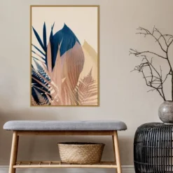 22" X 33" Pastel Jungle Plants 3 By Ian Winstanley Framed Canvas Wall Art Gold - Amanti Art 15 22" X 33" Pastel Jungle Plants 3 By Ian Winstanley Framed Canvas Wall Art Gold - Amanti Art -Decor Vista GUEST 2a29a40e c796 4b52 b44c 942f9f0487a0