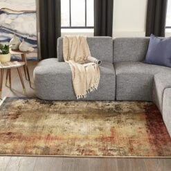 Momeni Studio Ibrahim Multi 2' X 3' Accent Rug -Decor Vista GUEST 2c1f2550 00c2 422f 8f84 5c29a2b12f63