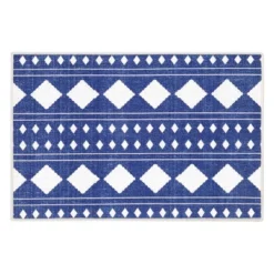 Sussexhome Diamond Collection Cotton Heavy Duty Low Pile Area Rug , 2' X 3' -Decor Vista GUEST 2c21ea29 f946 4973 b5f2 759403a37ee5