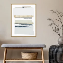 22" X 30" Boulevard I By PI Studio Framed Canvas Wall Art Gold - Amanti Art -Decor Vista GUEST 2d01edec 73d7 4ab3 900f 5ad4f4ac96d8