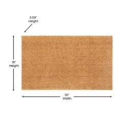 Emma And Oliver Weather Resistant Coir Doormat With Anti-Slip Rubber Backing For Indoor/Outdoor Use 17 Emma And Oliver Weather Resistant Coir Doormat With Anti-Slip Rubber Backing For Indoor/Outdoor Use -Decor Vista GUEST 2d5052b1 60f0 4f30 9a86 b3e5a2624fd7