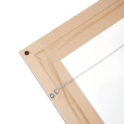 Abstract By Brije Coastal Nights Framed Wall Canvas White/Blue - Deny Designs -Decor Vista GUEST 2d6071ca 855f 4255 b604 5679a0671329