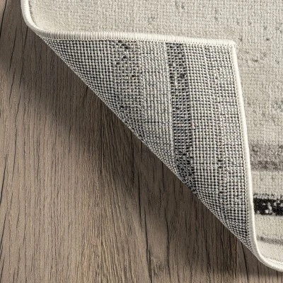 Nuloom Dara Abstract 2x8 Runner Indoor Area Rug For Living Room Bedroom Dining Room Entryway Hallway Kitchen, Grey/Ivory 8 Nuloom Dara Abstract 2x8 Runner Indoor Area Rug For Living Room Bedroom Dining Room Entryway Hallway Kitchen, Grey/Ivory - Image 6