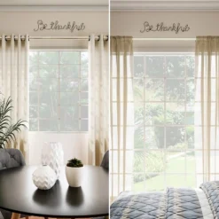 Metal Cutout- Be Thankful Cursive Cutout Sign-3D Word Art Home Accent Decor-Perfect For Modern Rustic Or Vintage Farmhouse Style By Hastings Home -Decor Vista GUEST 2f15c26a ef8f 433e abf8 d92bb89cc616