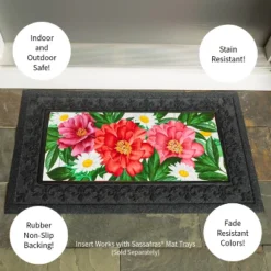 Evergreen Blooming Sassafras Indoor Outdoor Switch Doormat 1'10"x10" Multicolored -Decor Vista GUEST 2fff303d c8d2 4330 b90a 06aa041e80f3