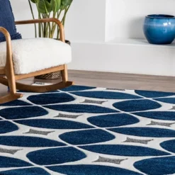 Nuloom Gabriela Trellis 4x6 Area Rug For Living Room Bedroom Dining Room Kitchen, Navy/White 21 Nuloom Gabriela Trellis 4x6 Area Rug For Living Room Bedroom Dining Room Kitchen, Navy/White -Decor Vista GUEST 31c301bc adb4 4c05 ad5b 30040f5249aa