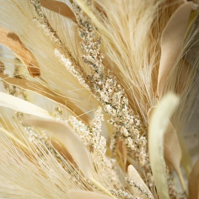 Sullivans Artificial Plume Grass & Berry Wreath 23.5"H Brown 3 Sullivans Artificial Plume Grass & Berry Wreath 23.5"H Brown