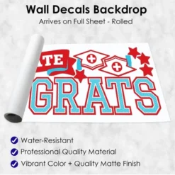 Big Dot Of Happiness Nurse Graduation Party Photo Backdrop - Wall Decals -Decor Vista GUEST 32491fff 9fbc 4bff a78f 7af6047a0915