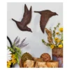 Set Of 3 Metallic Flying Bird Sculptures Wall Decor - Olivia & May 2 Set Of 3 Metallic Flying Bird Sculptures Wall Decor - Olivia & May -Decor Vista GUEST 33076207 d136 4480 bdbc e4bd80ee4635
