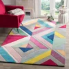 Gray Geometric Tufted Accent Rug 4'X6' - Safavieh