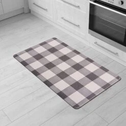 World Rug Gallery Checkered Plaid Anti-Fatigue Standing Mat -Decor Vista GUEST 3451f16c c9f8 4238 9f9a dcb7f9e83d46