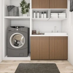 World Rug Gallery Textured Beige Anti-fatigue Mat -Decor Vista GUEST 36391309 ab48 46f8 aef8 cd75740d09a2