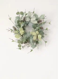 Sullivans Artificial Lambs Ear Willow Thistle Wreath -Decor Vista GUEST 364c7c73 b4d4 4c02 9809 879035019b4c