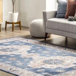 NuLOOM Norma Machine Washable Traditional Medallion Area Rug -Decor Vista GUEST 3697038a 1fd9 4f4a 8958 78c5405179da