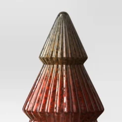 10.25" Battery Operated Lit Glass Christmas Tree Figurine - Wondershop™ -Decor Vista GUEST 372f1c76 00f4 419f 90b7 7f5b54637763