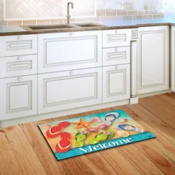 Briarwood Lane Surfside Flip Flops Summer Doormat Welcome Beach Indoor Outdoor 30" X 18" -Decor Vista GUEST 373393b0 7c57 48a4 859c 8e2999a0ab59