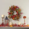 Northlight Leaves And Berries Artificial Fall Harvest Wreath - 20-Inch, Unlit -Decor Vista GUEST 38738f87 3a06 4e06 945d b60d92a96979