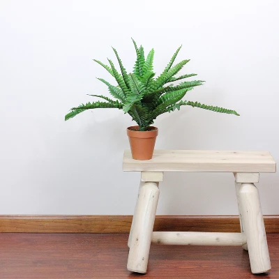 Northlight 17.5" Potted Artificial Green Boston Fern Plant 5 Northlight 17.5" Potted Artificial Green Boston Fern Plant - Image 3