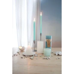 Sea Foam Timber Tapers - Set Of 12 -Decor Vista GUEST 38ae1ebd 497f 4166 92af ae5f5809da79