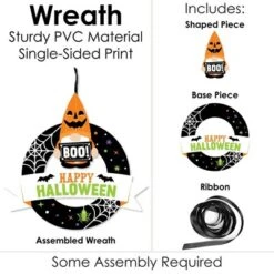 Big Dot Of Happiness Halloween Gnomes - Outdoor Spooky Fall Party Decor - Front Door Wreath -Decor Vista GUEST 39828ec2 f55d 4df0 be21 bbe7035eaaea