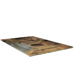 Northlight Natural Coir Brown And Green Italian Patio Design Doormat 18" X 30" -Decor Vista GUEST 39932700 3e36 4462 b341 84353284a913