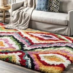 NuLOOM Handmade Carnival Abbey Shaggy Area Rug -Decor Vista GUEST 3a0056c7 78b1 4e1d ae2e 3c1bd6eb6349