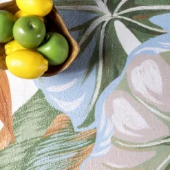 NuLOOM Nevaya Machine Washable Floral Leaves Area Rug -Decor Vista GUEST 3b409910 d725 4637 8bad 2a2bcd47420f