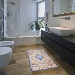 World Rug Gallery Distressed Bohemian Vintage Anti-fatigue Standing Mat -Decor Vista GUEST 3bde477c e842 499f 9e61 a50a1c93e0b0