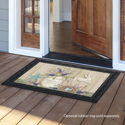 Briarwood Lane Gifts Of Spring Primitive Doormat Floral Mason Jar Indoor Outdoor 30" X 18" 4 Briarwood Lane Gifts Of Spring Primitive Doormat Floral Mason Jar Indoor Outdoor 30" X 18" - Image 2