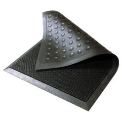 HomeTrax Rubber Brush Doormat - Black (32"x39") -Decor Vista GUEST 3e148ea1 f7c5 4d79 b38d 242dcb4f4858